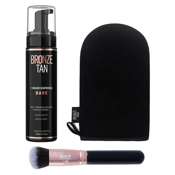 Self Tanning Mousse Bundle | Sunless Tanner | Self Tanning Mitts | Bronze Tan | Self Tanning Products | Self Tanner | Sunless Tanning